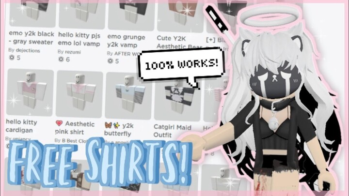 How to Get FREE Shirts on Roblox! ~ (For Android/Pc)