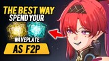 THE BEST WAY TO SPEND YOUR WAVEPLATE AS F2P PLAYER | Wuthering Wave