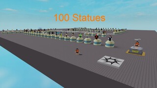 100 Statues on this Roblox players