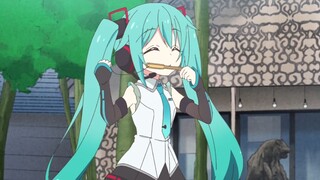 "Miku unlocks a new skill: playing the harmonica~"