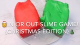 In or Out Slime point game! *CHRISTMAS EDITION*