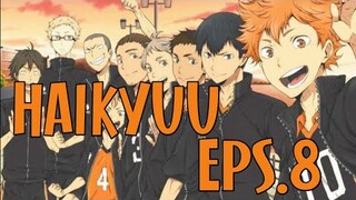 Voli Ball [Haikyuu] season 1 eps#8