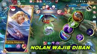 Nolan wajib diban