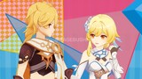 [MMD Genshin Impact Memes] Stay dance with aether and lumine
