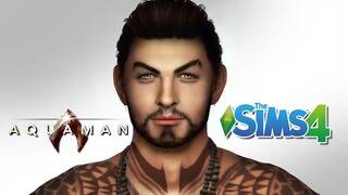 The Sims 4 CAS | Jason Momoa as Aquaman 🔱 (+full cc list)