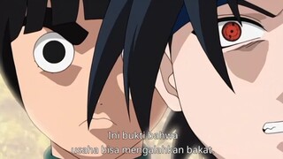 Momen Sasuke kalah lawan lee