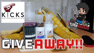 GIVE AWAY SALI NA!! | KICKS REYESTORATION | SHOES CLEANER