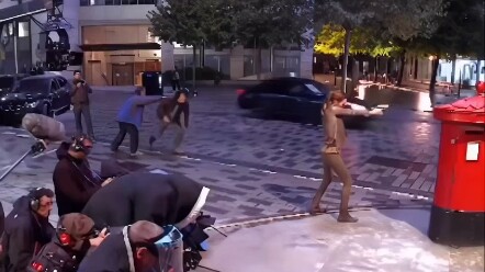 Fast and Furious shooting scene, feel the different impact perspective