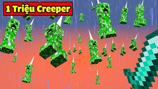 Minecraft nhưng Tôi Sống Sót Qua Cơn Mưa Creeper