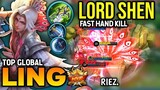LING BEST BUILD 2022 | TOP GLOBAL LING GAMEPLAY | MOBILE LEGENDS✓