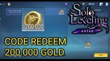 KODE REDEEM BARU 200.000 GOLD | SOLO LEVELING: ARISE