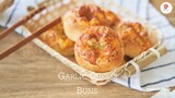 ขนมปังกระเทียมชีส/ Garlic Cheese Buns/ガーリックチーズパン