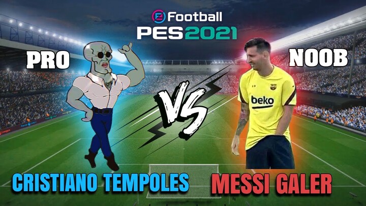 Pertama Kali Maen eFootball PES 2021 Langsung di Tantang Orang By 1 Full Bola Hitam