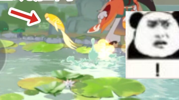 The fish playing with lotus Easter egg looks pretty good. This is the episode I want to praise the m