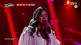 INCREDIBLE K-POP song on The Voice .
