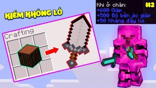 MINECRAFT NHƯNG ĐẢO LỘN #2: NẾU 1 GỖ CHẾ TẠO ĐƯỢC THANH KIẾM KHỔNG LỒ ** SỞ HỮU BỘ QUẦN ÁO 1000 GIÁP