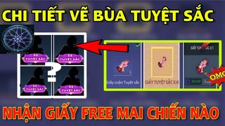 Liên quân chi tiết VẼ BÙA TUYẾT SẮC huy hiệu sôi động ngày mai 3 tháng 8