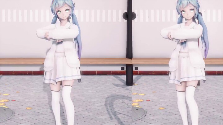 【MMD/naked eye 3D】★Ignite the passion of spring! ★/miku/action boa/soft rendering