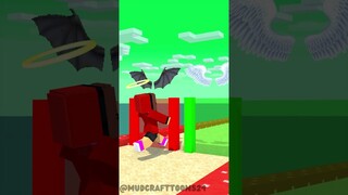 Love Run Challenge With JJ AND MIKEY #fypシ #minecraft #funnyshorts #shorts #minecraftshorts