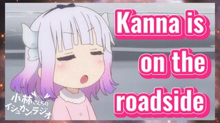 Kanna is on the roadside