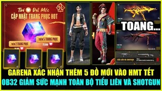 (Free Fire) Garena Xác Nhận Thêm 5 Đồ Vào Hộp Ma Thuật, OB32 Shotgun Và Tiểu Liên Bị Giảm Sức Mạnh