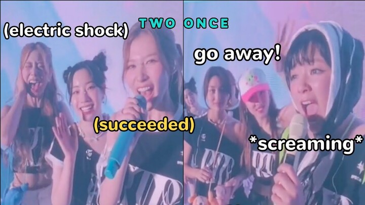 twice being *chaotic* during tokyo concert ending 😂