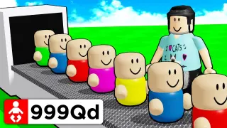I got INFINITE BABIES in Roblox Daycare Tycoon..