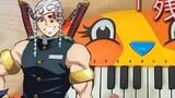 Play Demon Slayer Season 2 OP "Reverberation Sange" with the Big Mouth Cat Electronic Piano