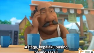 Upin & Ipin Musim 18 - Balap Pelepah Kelapa - Upin Ipin Terbaru 2025