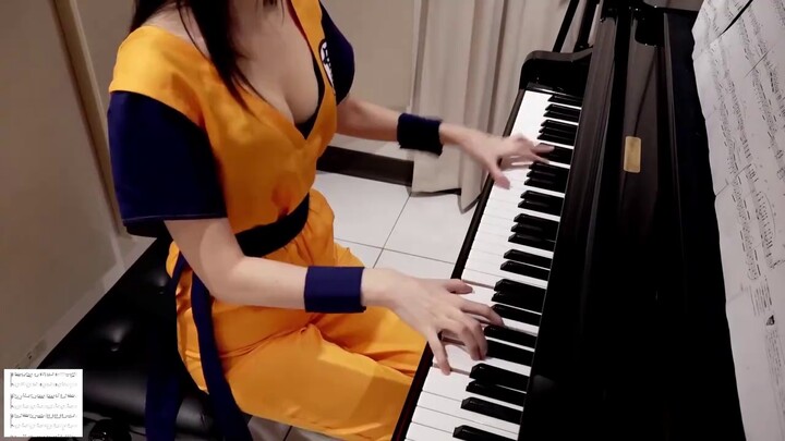 [Datang dan belajar piano dari adikku] Dragon Ball Z GT CHA-LA HEAD-CHA-LA+DAN DAN 心enchant かれてく