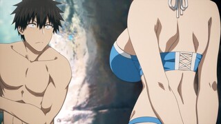 Shinichi appreciated Hana Uzaki beautiful swimsuit | Uzaki-chan wa Asobitai! 宇崎ちゃんは遊びたい Ep 9