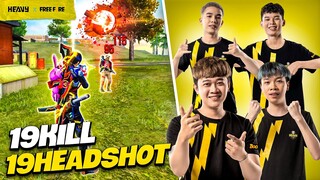 Thử thách đi rank bắn toàn máu đỏ headshot lấy Booyah cực chiến | HEAVY Free Fire