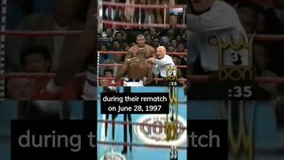 The Bite Fight: Mike Tyson's Infamous Ear-Biting Incident 👂🏾🥊 #shorts #tyson #holyfield #boxing