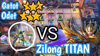 Zilong TITAN No Counter‼️Zilong Kesurupan  pakai Commander Ling Magic Chess | Mobile Legend bangbang