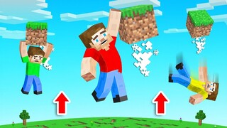 Every BLOCK You Touch FLOATS In MINECRAFT!