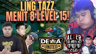 GILA INI TAZZ PAKE LING 8.36 MENIT LVL 15 WOII !!! ALTER EGO VS DEWA GAME 1 MPL SEASON 13