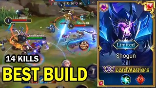 Zill Jungle Pro Gameplay | BEST BUILD 14 KILLS | Lord Wariors