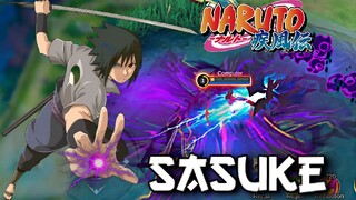 SASUKE as LANCELOT in MLBB [ NARUTO × MLBB SKIN COLLABORATION ] [ FULL EFFECTS ] [ SKIN REVIEW ]