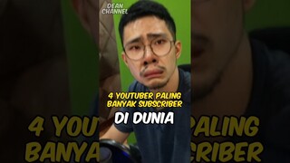 4 Youtuber Paling Banyak Subscriber Di Dunia, Nomor 1 Mrbeast?? #shorts