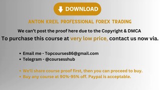 ANTON KREIL PROFESSIONAL FOREX TRADING