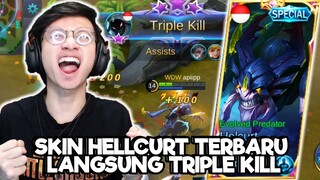 NEW SKIN HELLCURT TRIPLE KILL TAPI KOK GINI...!? - MOBILE LEGENDS INDONESIA