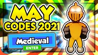 All "New [ Medieval ] Update Working Codes 2021 in Roblox Tapping Gods