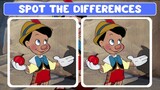 Pinocchio Movie Edition - Can You Find The Differences Game!