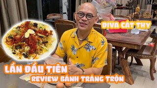 Bị bà xã cho leo cây, Color Man tự review bánh tráng trộn của Diva Cát Thy vô cùng nổi tiếng!