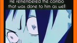 Sasuke remembered the combo that was done to him as well
