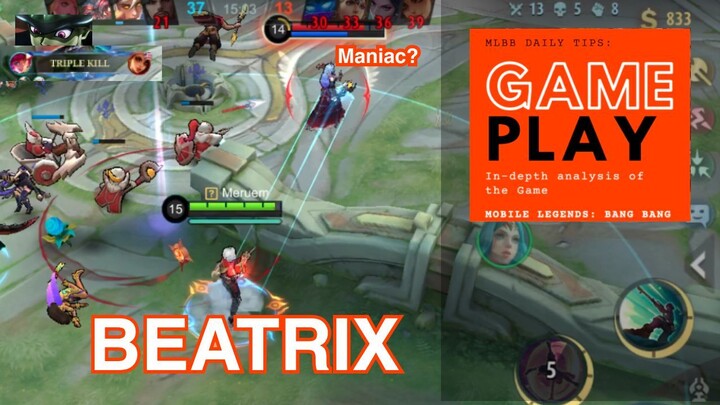 Beatrix Full Gameplay Mobile Legends