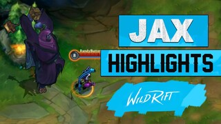 WILD RIFT - JAX GAMEPLAY HIGHLIGHTS