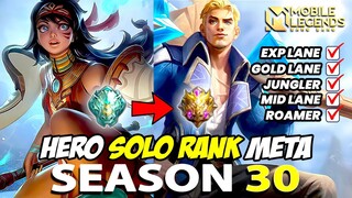 HERO META SEASON 30 MOBILE LEGENDS INDONESIA 2023 ❗ WINSTREAK SOLO RANK EPIC SAMPAI MYTHIC IMMORTAL