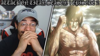 Attack on titan Season 1 Episode 7 Reaction! - Small Blade