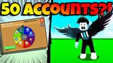 i Used 50 Accounts in Clicker Simulator Halloween Part 2 Update! 50 Wheel Spins! (Roblox) Mr Bitcoin